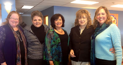 Rev. Edee Charlton, Rev. Marla Mason, Rev. Cindy Hopfensperger, and Rev. Linda Kajiwara