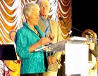 Susan Hopkins was honored with the Lay Member award, presented by our own Pam Lambert