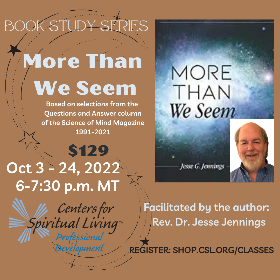 More Than We Seem Book Study: October 2022