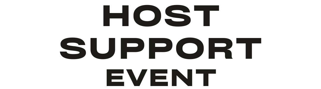 Host Support Event Heading